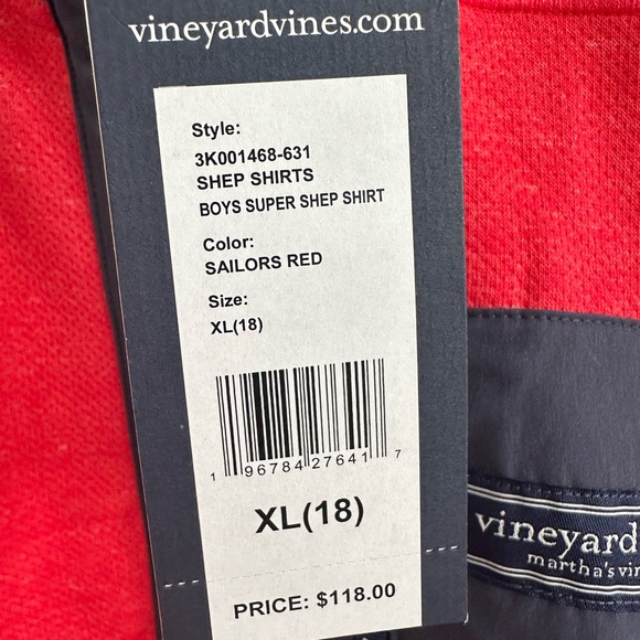 Boys Vineyard Vines Half-Zip, NWT - Picture 5 of 9